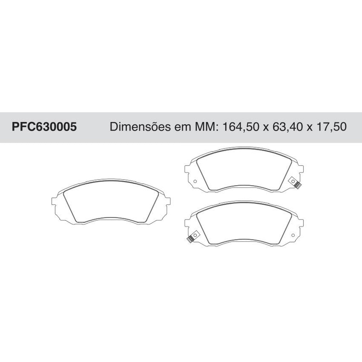 Jogo De Pastilha De Freio Dianteira - Cofap - PFC630005 - (1)