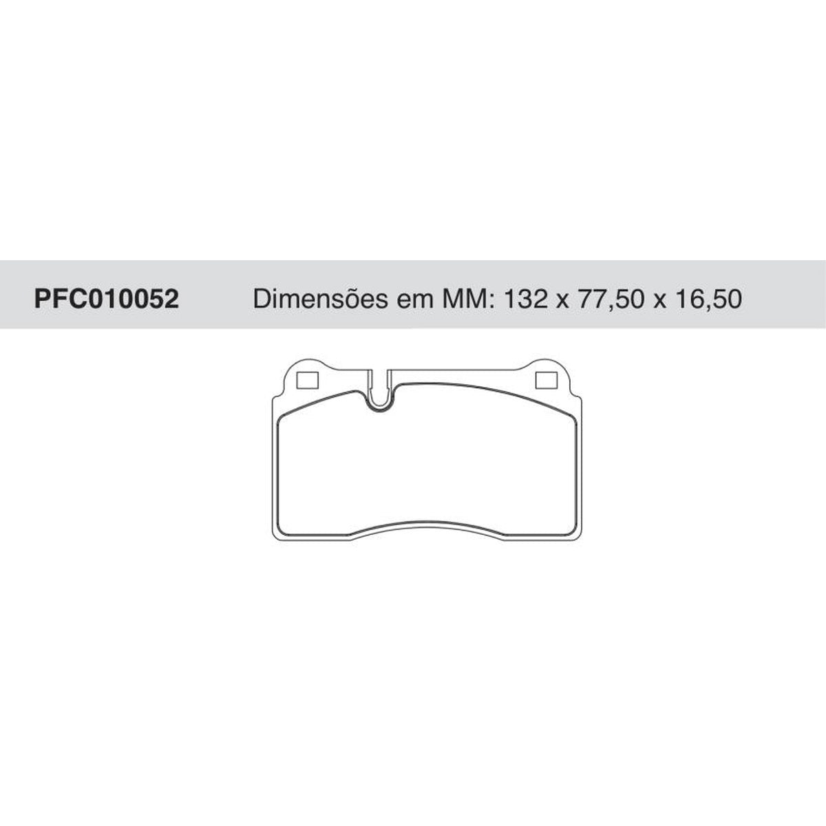 Jogo de Pastilhas de Freio Dianteiras - Cofap - PFC010052 - (1)