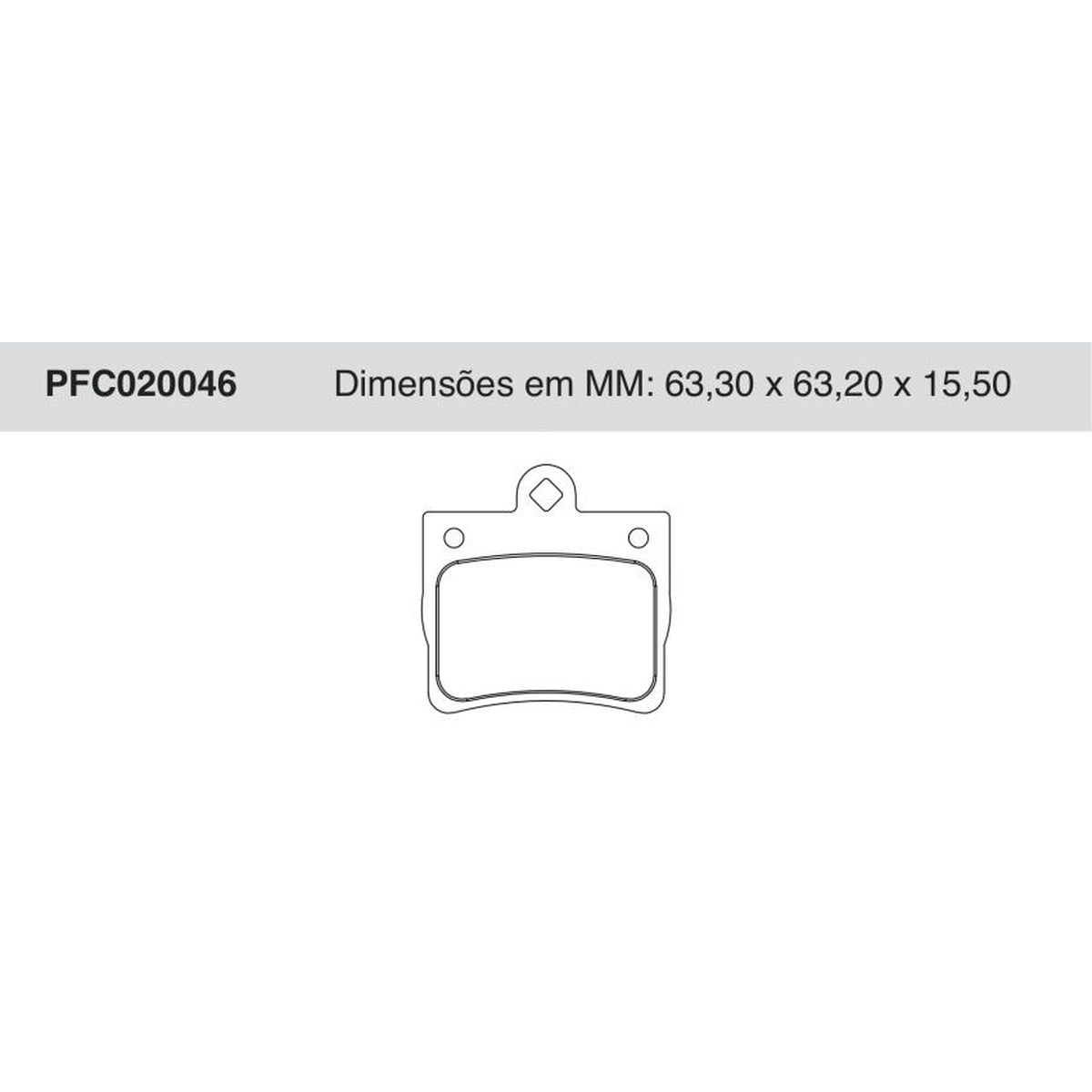 Jogo De Pastilha De Freio Traseira - Cofap - PFC020046 - (1)