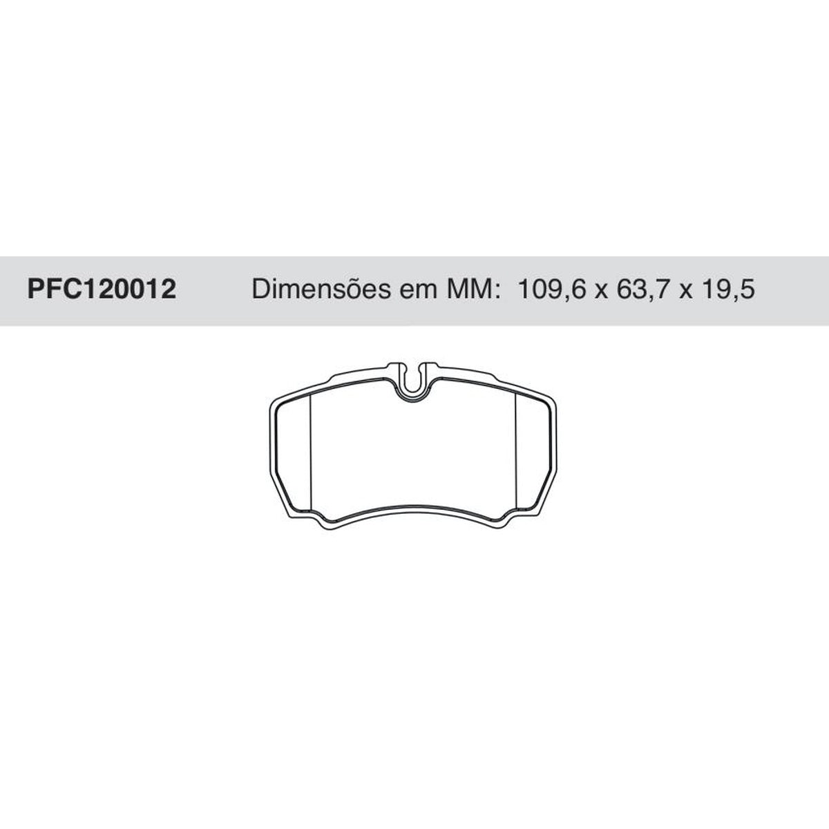 Jogo De Pastilha De Freio Traseira - Cofap - PFC120012 - (1)