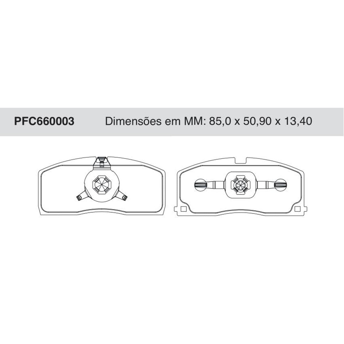 Jogo De Pastilha De Freio Dianteira - Cofap - PFC660003 - (1)