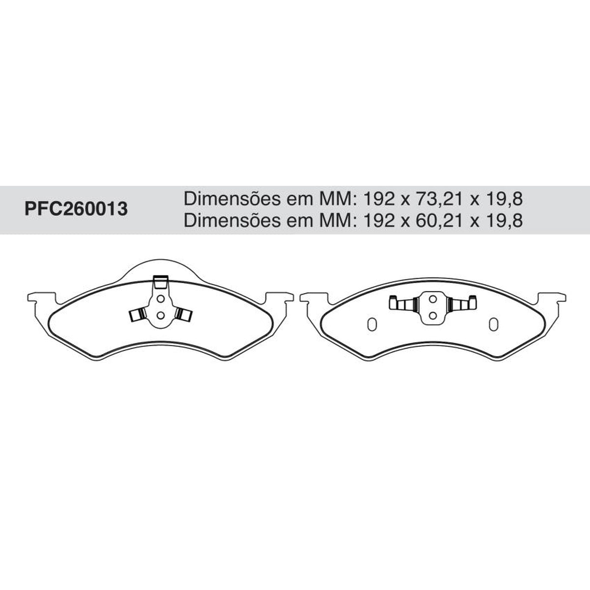 Jogo De Pastilha De Freio Dianteira - Cofap - PFC260013 - (1)