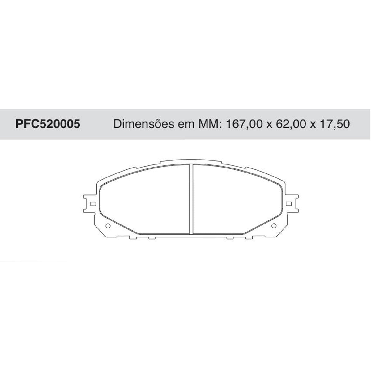 Jogo De Pastilha De Freio Dianteira - Cofap - PFC520005 - (1)