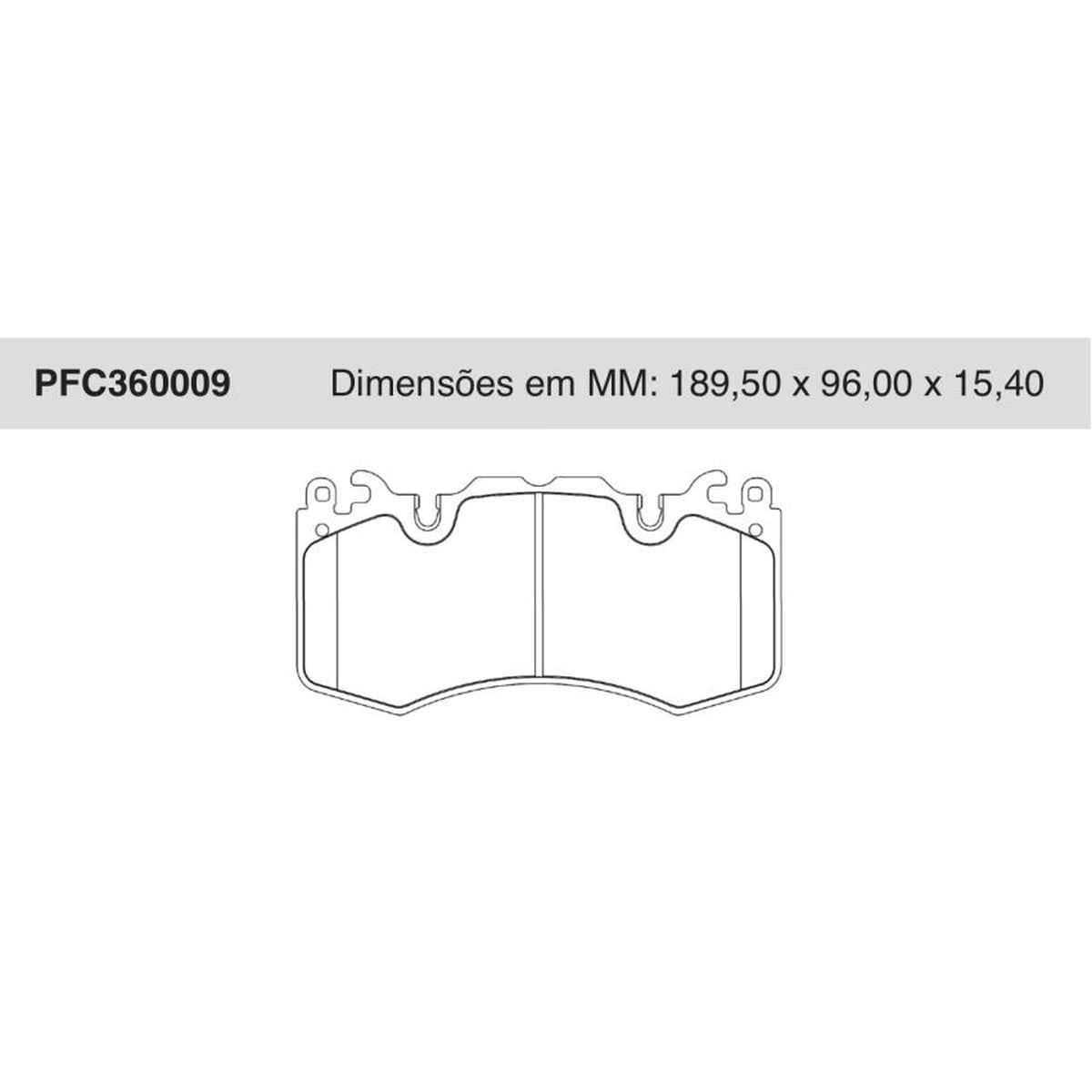 Jogo De Pastilha De Freio Dianteira - Cofap - PFC360009 - (1)