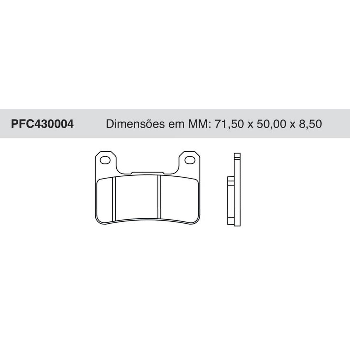 Jogo De Pastilha De Freio Dianteira - Cofap - PFC430004 - (1)