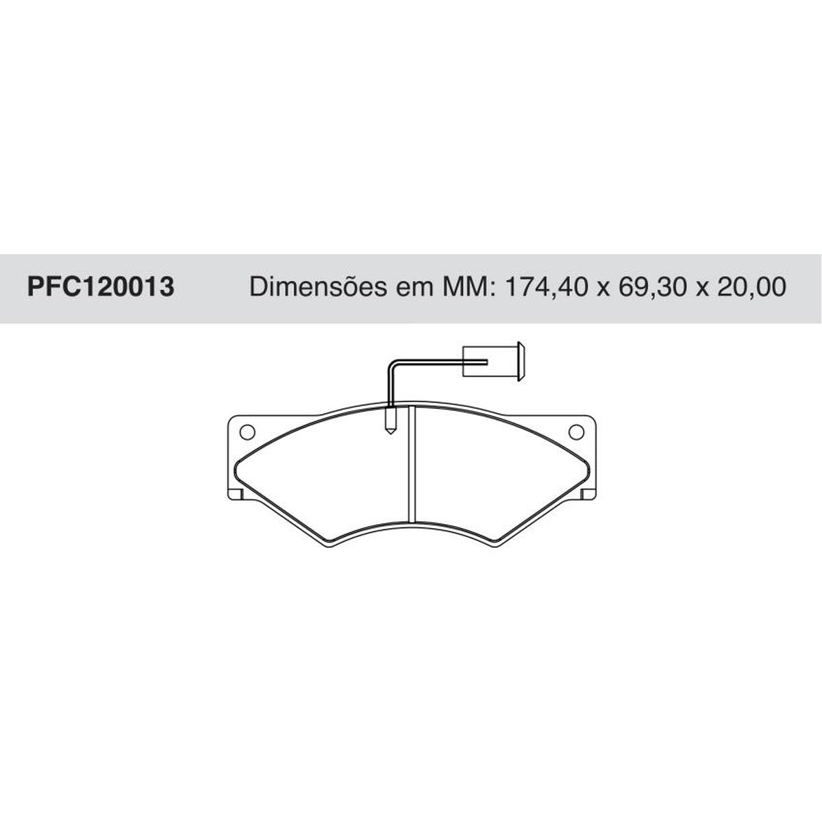 Jogo De Pastilha De Freio Dianteira - Cofap - PFC120013 - (1)
