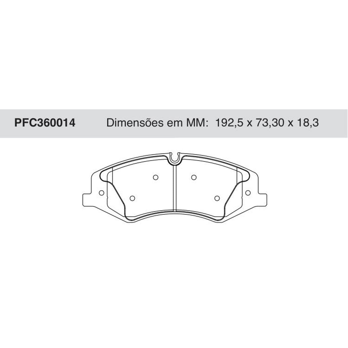 Jogo De Pastilha De Freio Dianteira Cerâmica - Cofap - PFC360014 - (1)