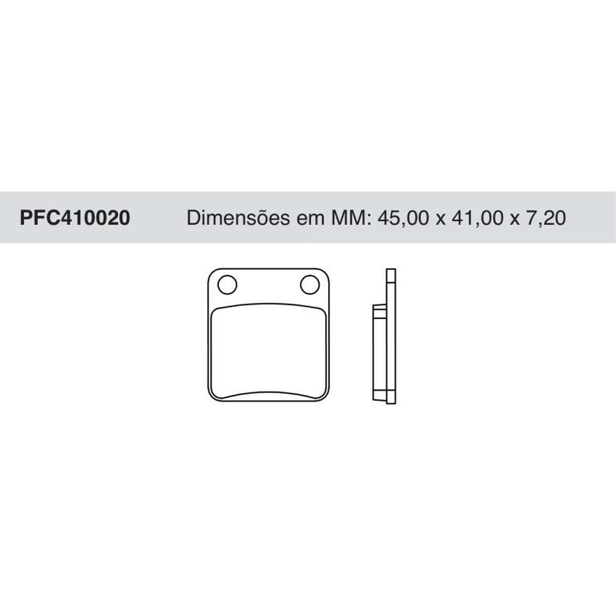 Jogo De Pastilha De Freio Dianteira - Cofap - PFC410020 - (1)