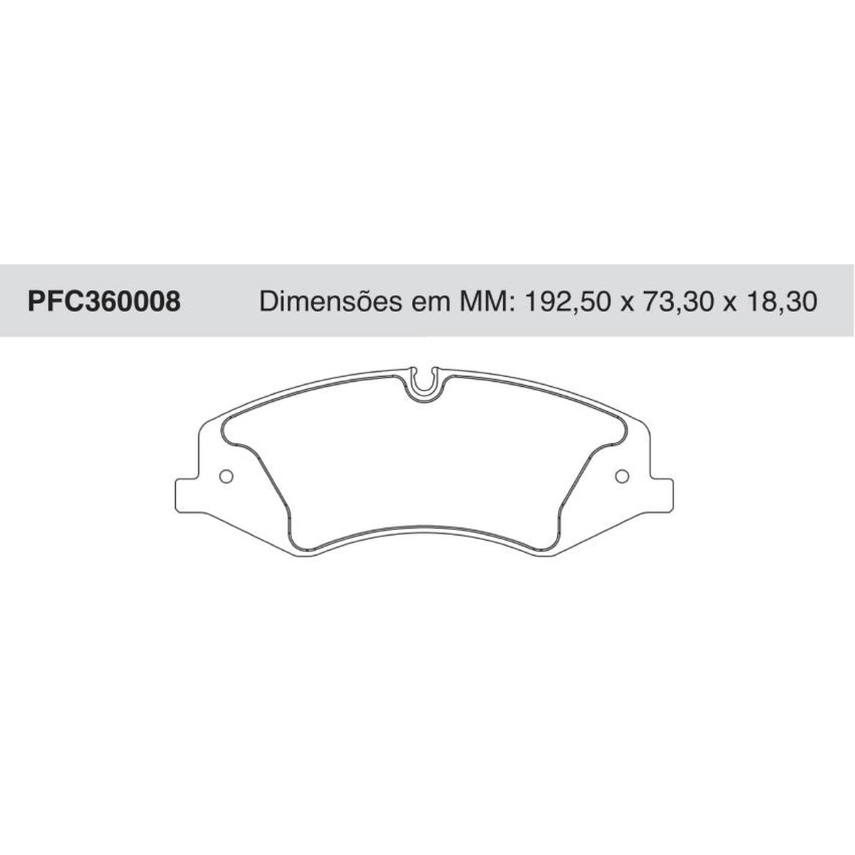 Jogo De Pastilha De Freio Dianteira - Cofap - PFC360008 - (1)