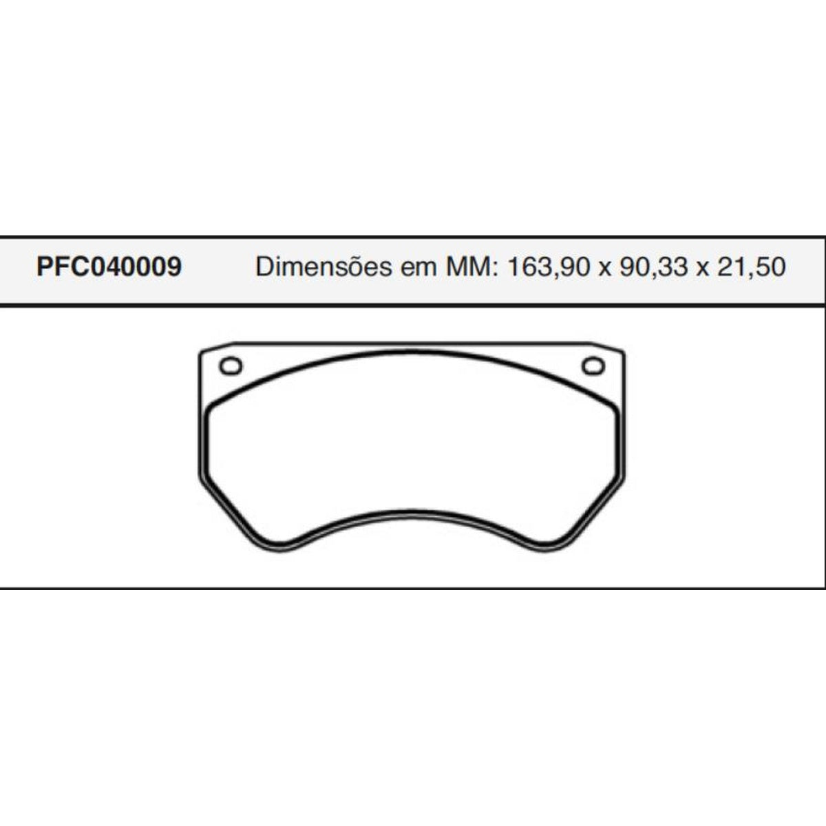 Jogo de Pastilha de Freio Dianteira - Cofap - PFC040009 - (1)