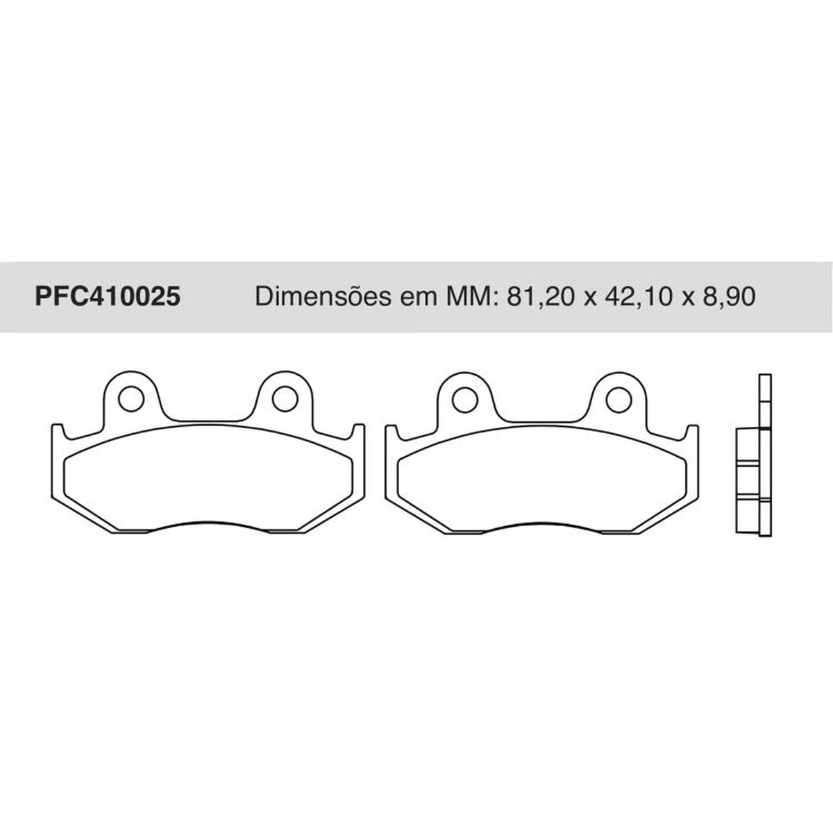 Jogo De Pastilha De Freio Dianteira - Cofap - PFC410025 - (1)