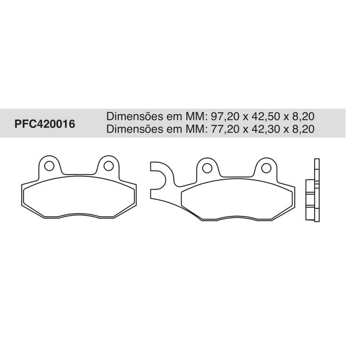 Jogo De Pastilha De Freio Dianteira - Cofap - PFC420016 - (1)