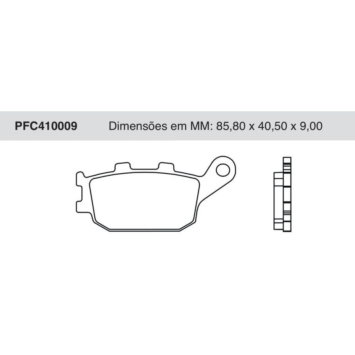 Jogo De Pastilha De Freio Traseira - Cofap - PFC410009 - (1)