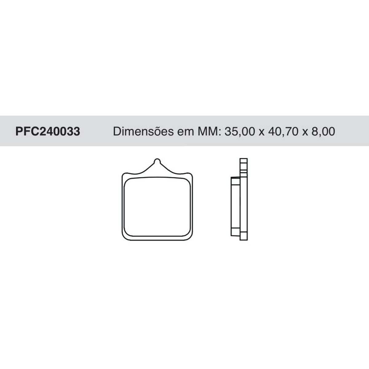 Jogo De Pastilha De Freio Dianteira - Cofap - PFC240033 - (1)
