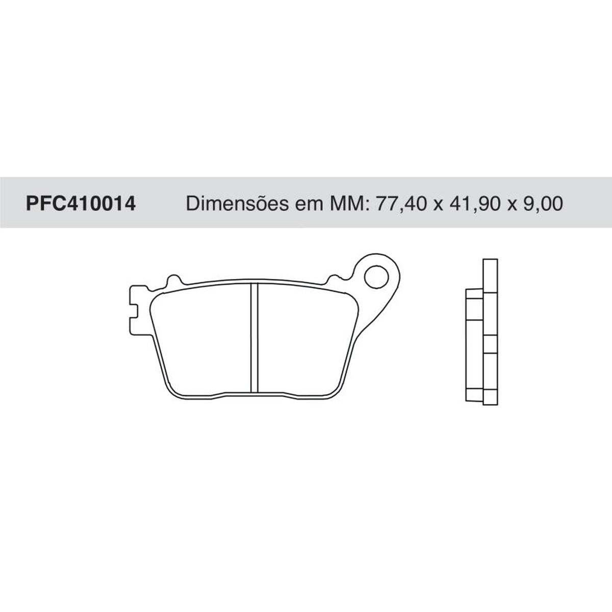 Jogo De Pastilha De Freio Traseira - Cofap - PFC410014 - (1)