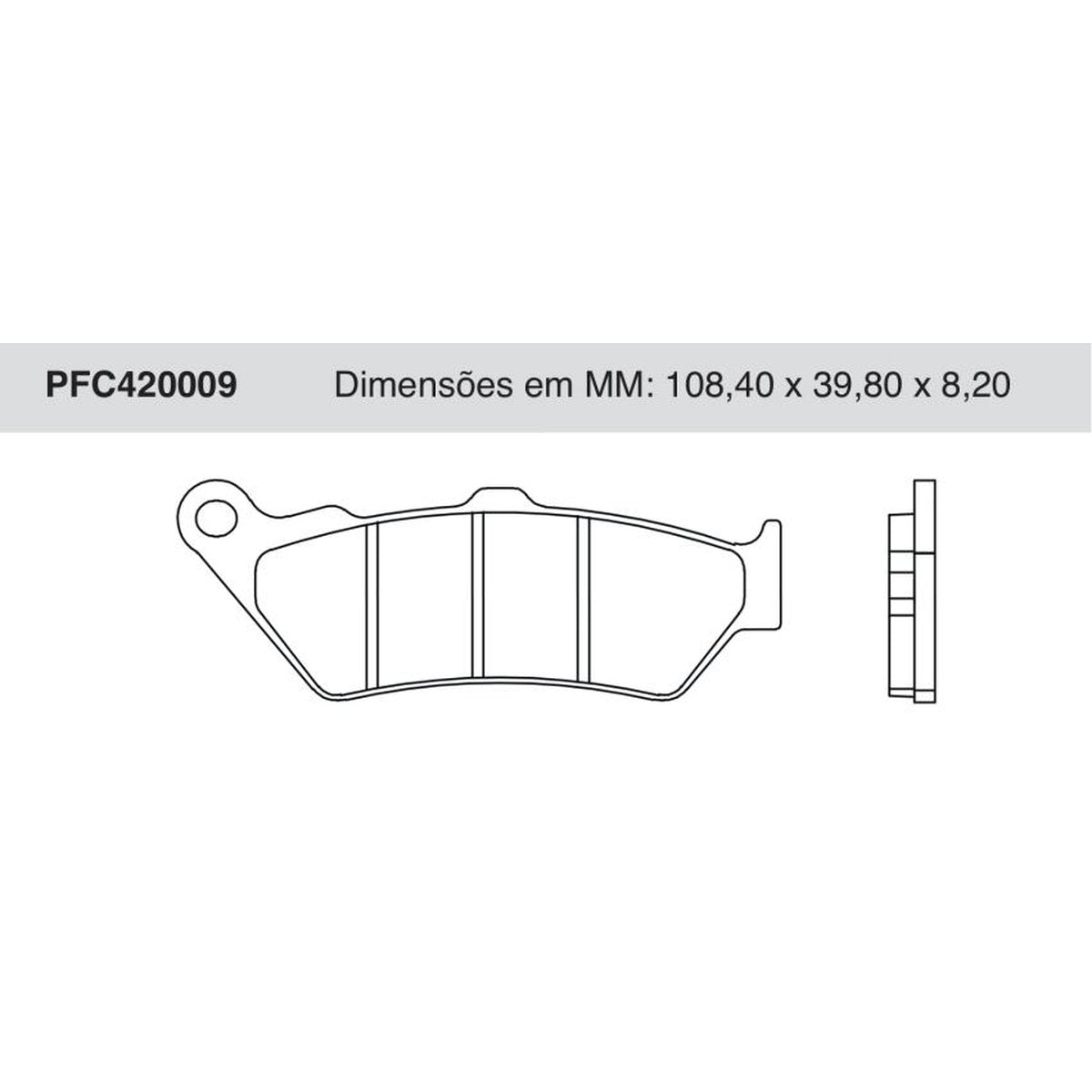 Jogo De Pastilha De Freio Dianteira - Cofap - PFC420009 - (1)