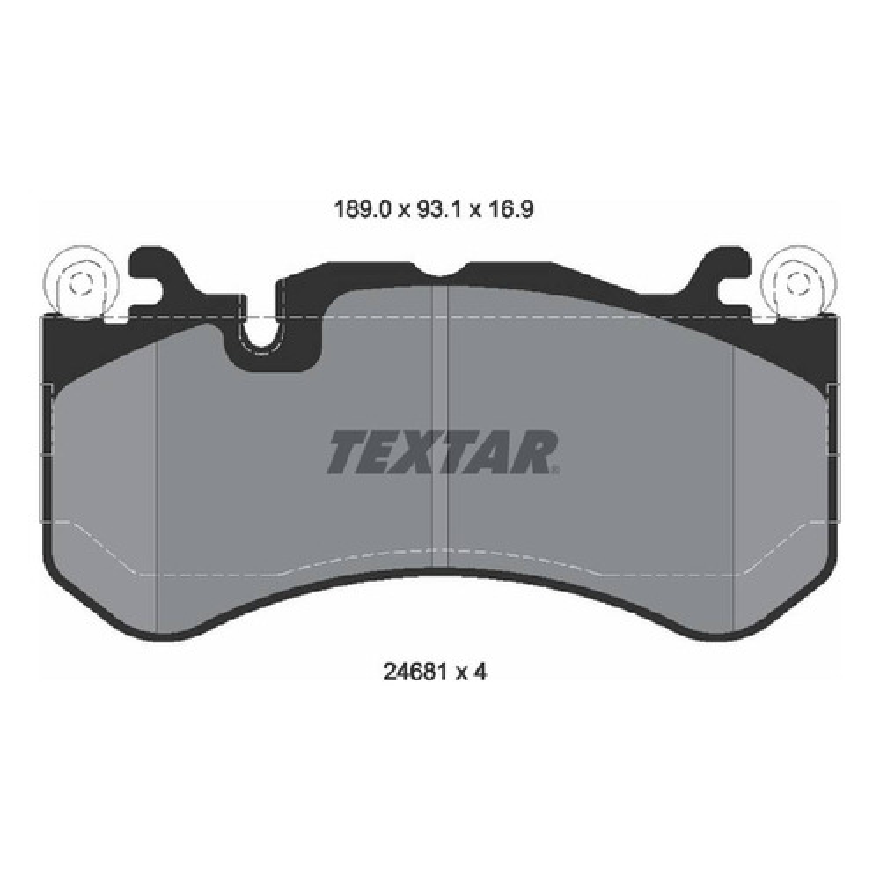 Pastilha de Freio - Textar - 2468101 - (5)