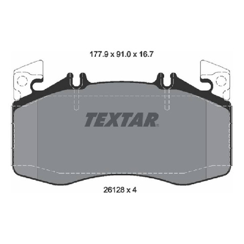 Pastilha de Freio - Textar - 2612801 - (5)