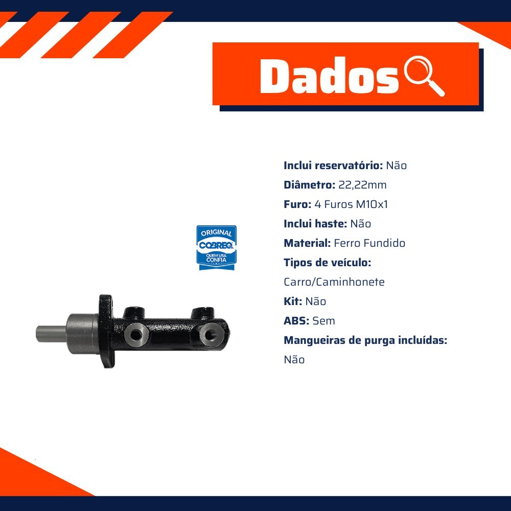 Cilindro Mestre Duplo - Cobreq - 0012-CM - (2)