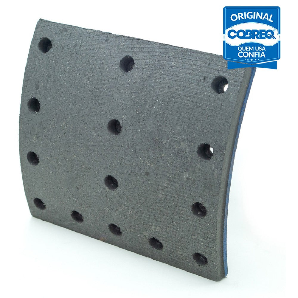 Lona de Freio Dianteira para Volvo B 12 - Cobreq - 0723T-140 - (1)