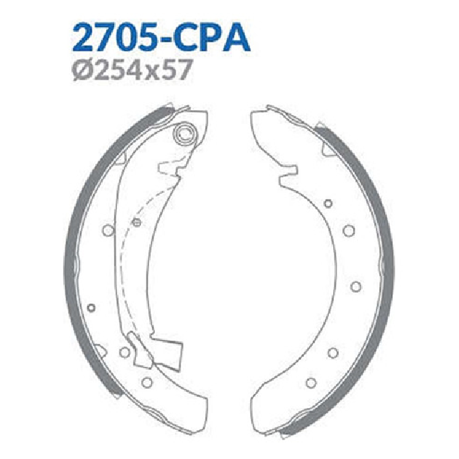 Sapata de Freio Traseira - Cobreq - 2705-CPA - (2)