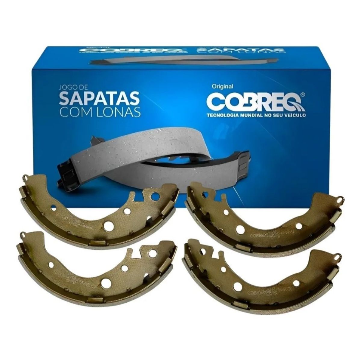 Sapata de Freio Traseira para Honda City e FIT - Cobreq - 2824-CP - (1)