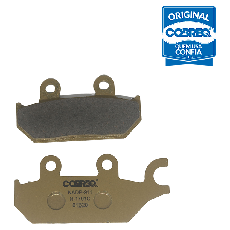 Pastilha de Freio Cerâmica Dianteira para Yamaha XT 600 E - Cobreq - N-1791C - (1)