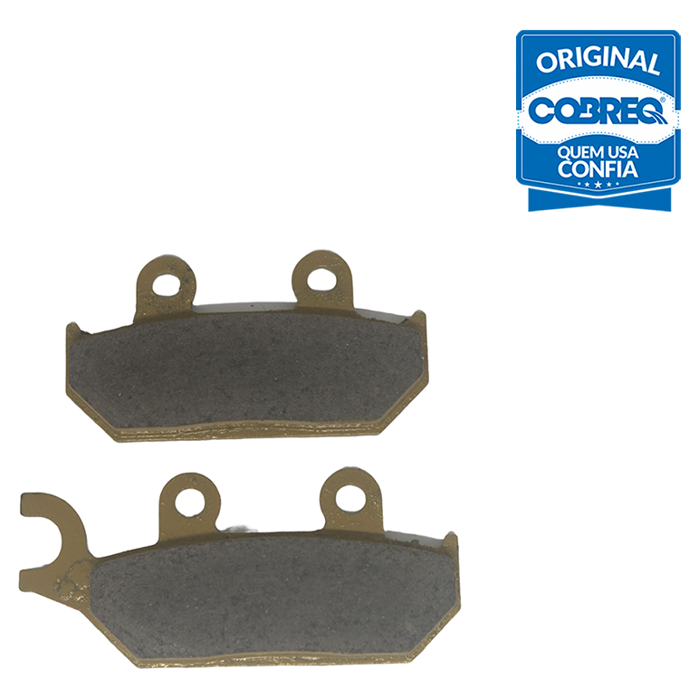 Pastilha de Freio Cerâmica Dianteira para Yamaha XT 600 E - Cobreq - N-1791C - (2)