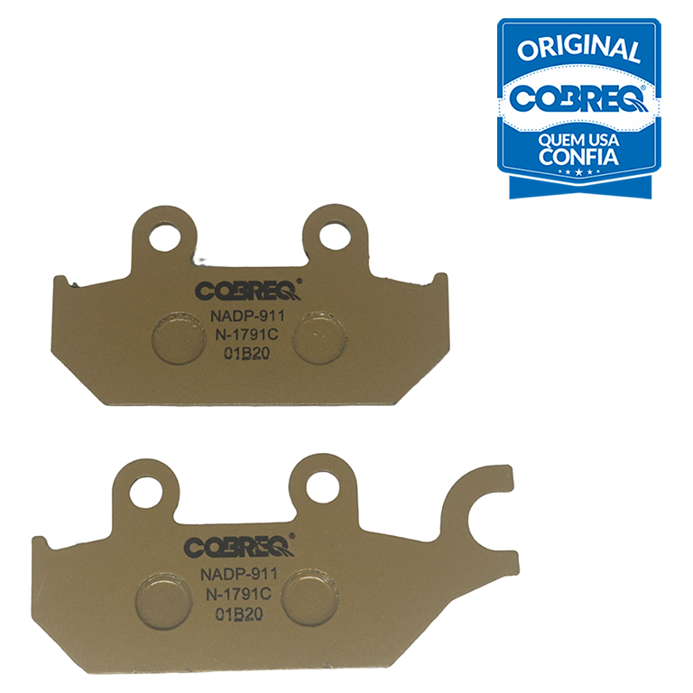 Pastilha de Freio Cerâmica Dianteira para Yamaha XT 600 E - Cobreq - N-1791C - (3)