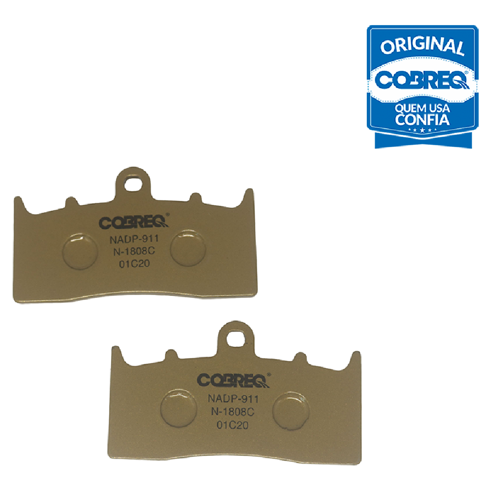 Pastilha de Freio Cerâmica Dianteira - Cobreq - N-1808C - (3)