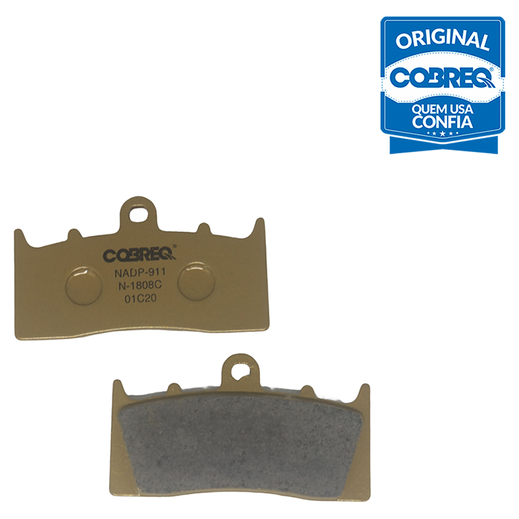 Pastilha de Freio Cerâmica Dianteira - Cobreq - N-1808C - (6)