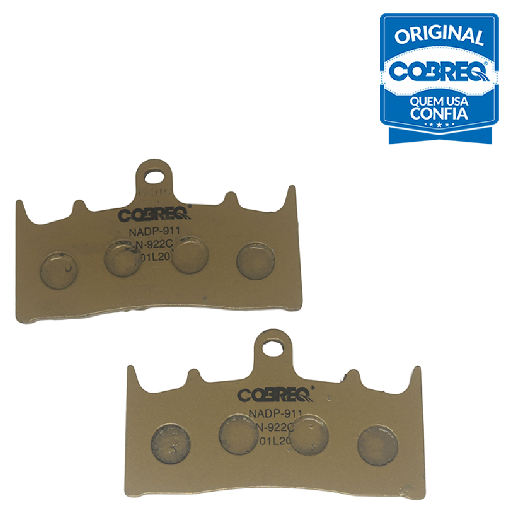 Pastilha de Freio Cerâmica Dianteira - Cobreq - N-922C - (2)
