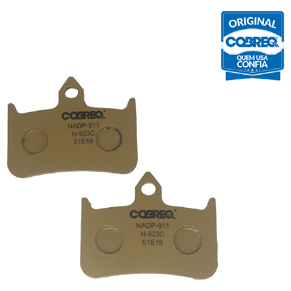 Pastilha de Freio Cerâmica Dianteira - Cobreq - N-923C - (1)