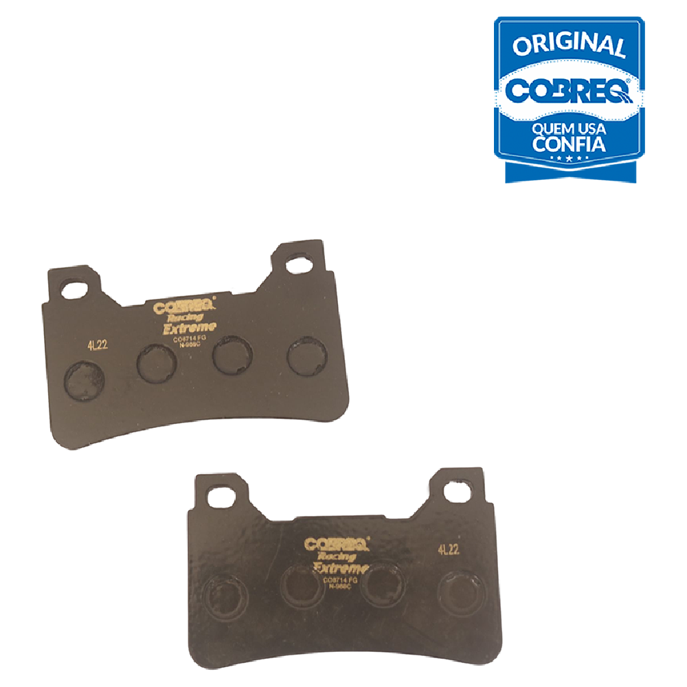 Pastilha de Freio Cerâmica Dianteira - Cobreq - N-988C - (1)