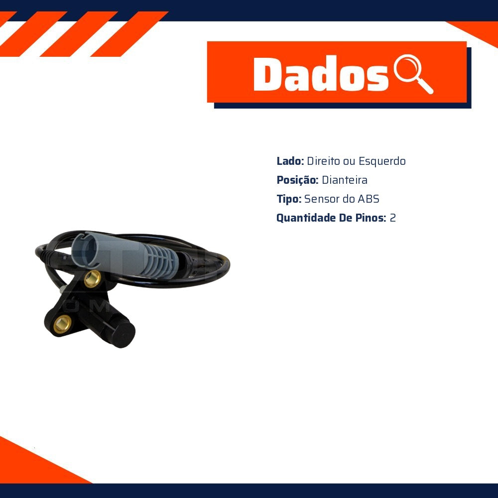 Sensor do ABS Dianteiro para BMW 528i e 540i - E-Klass - ESA240 - (5)