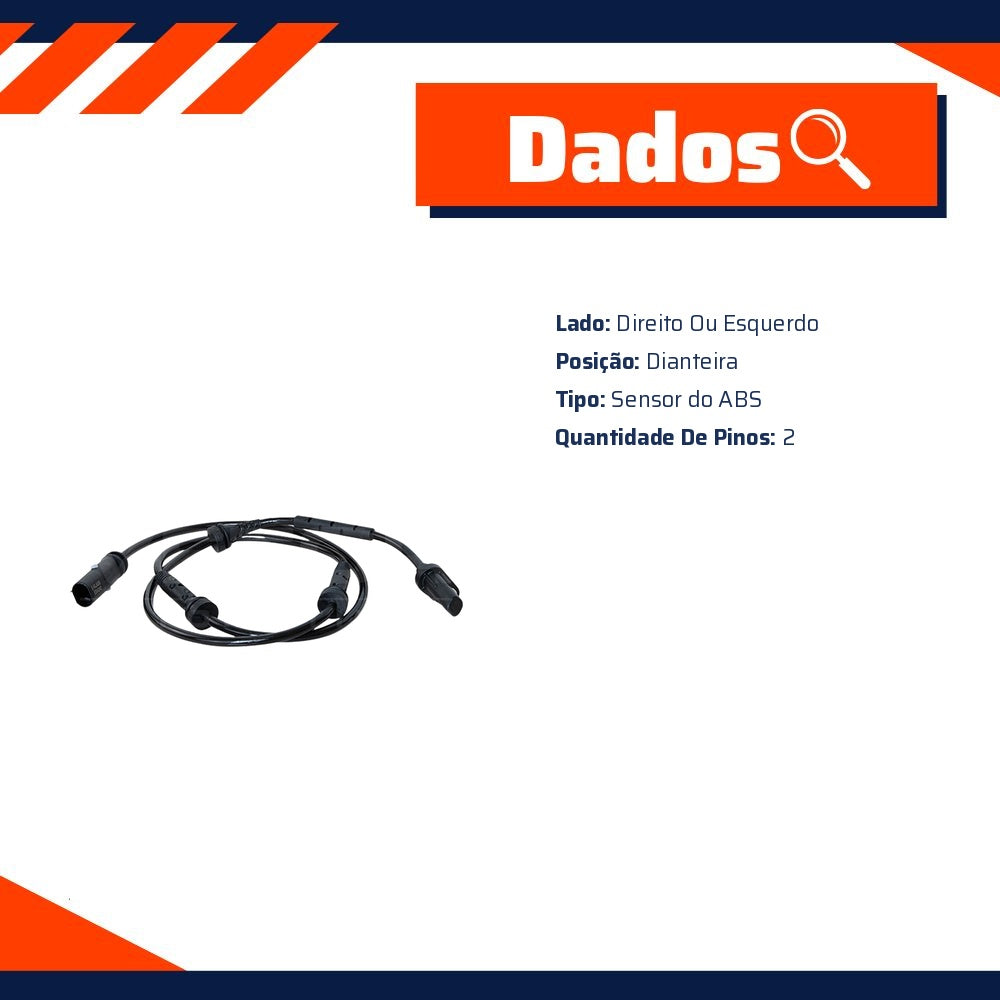 Sensor do ABS Dianteiro para BMW X3 e X4 - E-Klass - ESA242 - (5)