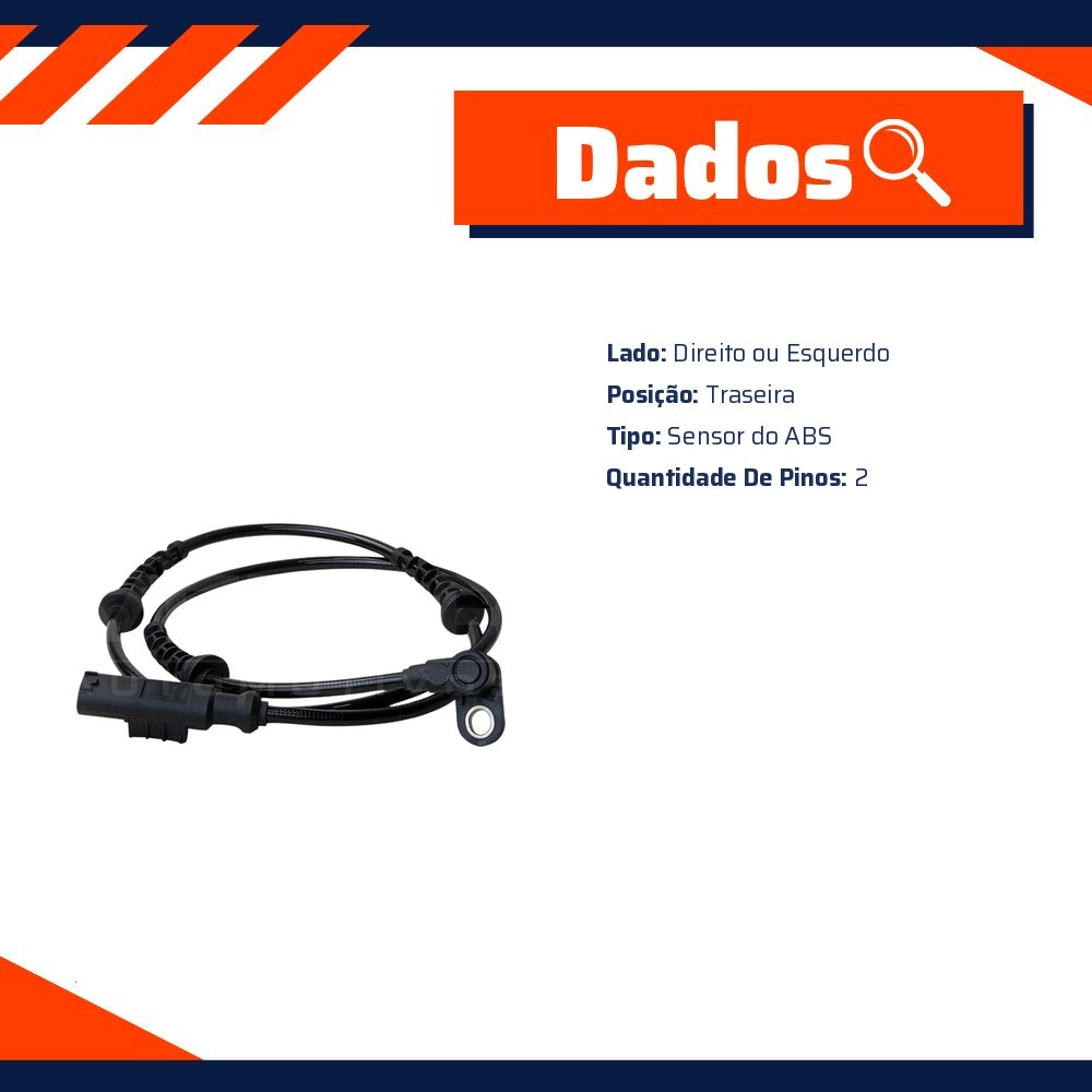 Sensor do ABS Traseiro para Fiat Bravo - E-Klass - ESA298 - (5)