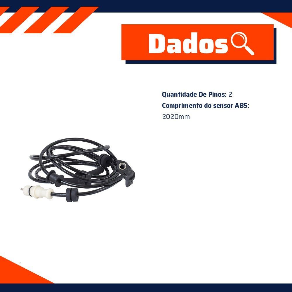 Sensor do ABS para Fiat Strada - E-Klass - ESA150 - (7)