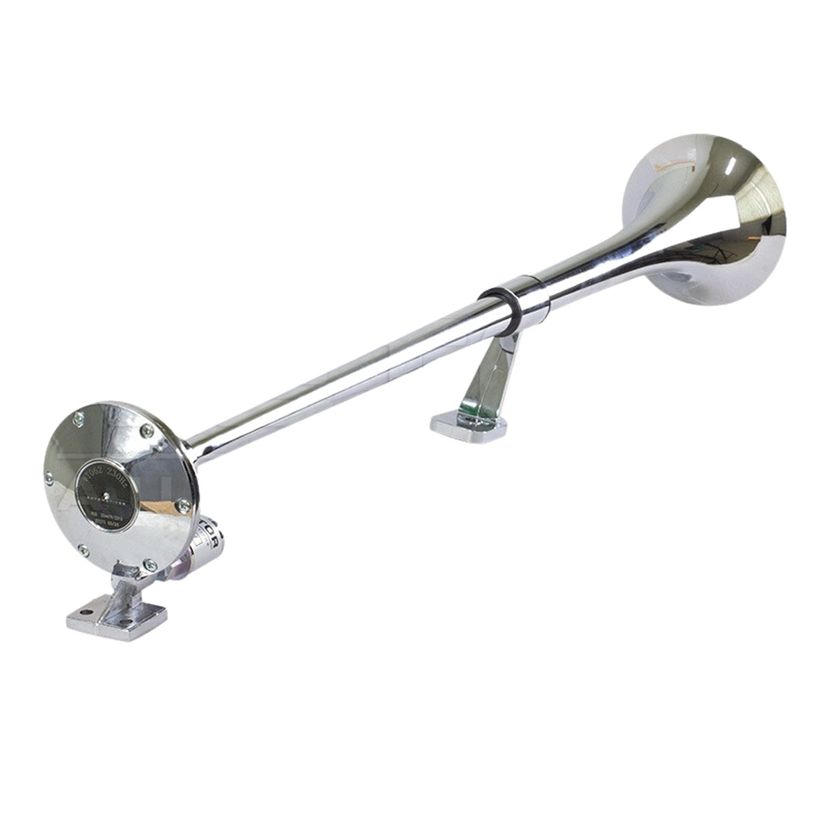 Buzina Eletropneumatica 1 Corneta Metal Cromada Bivolt - Vetor - VT062 - (3)