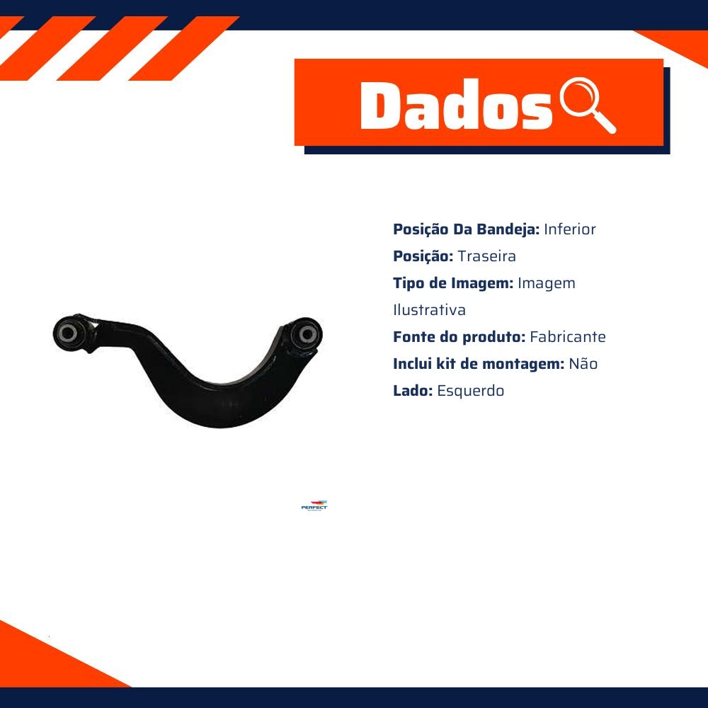Bandeja Traseira para Audi A3 - Perfect - BDJ1406 - (2)