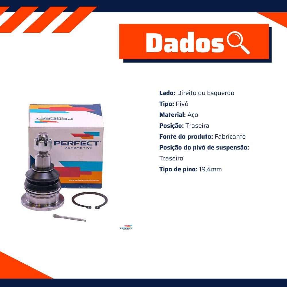 Pivo Traseiro para Honda Accord - Perfect - PVI0401 - (2)
