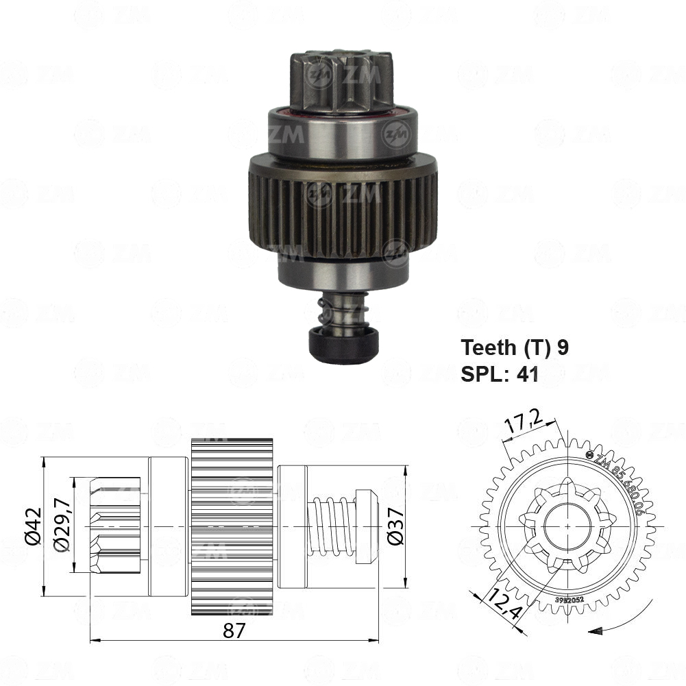 Impulsor de Partida - ZM - 8568006 - (1)