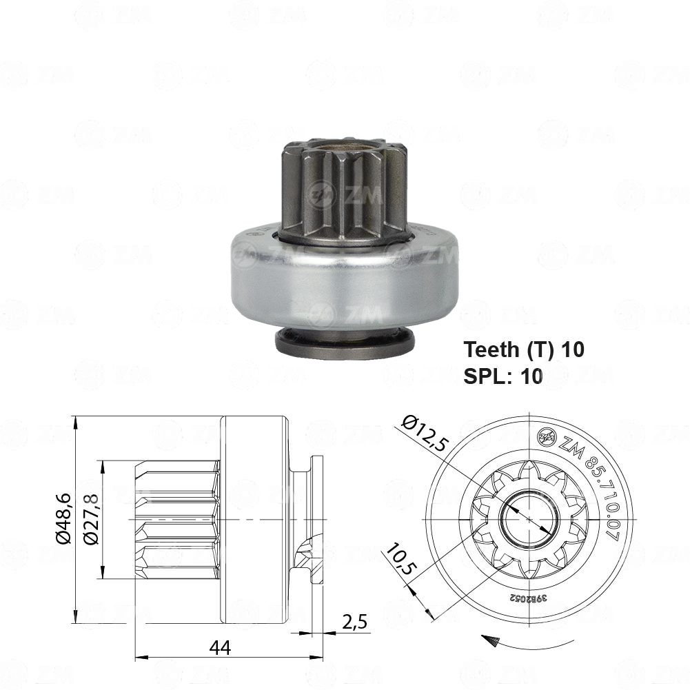 Impulsor de Partida - ZM - 8571007 - (1)
