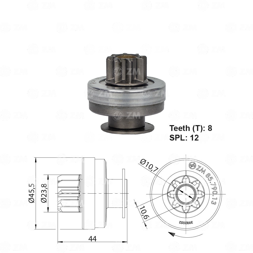 Impulsor de Partida - ZM - 8579013 - (1)