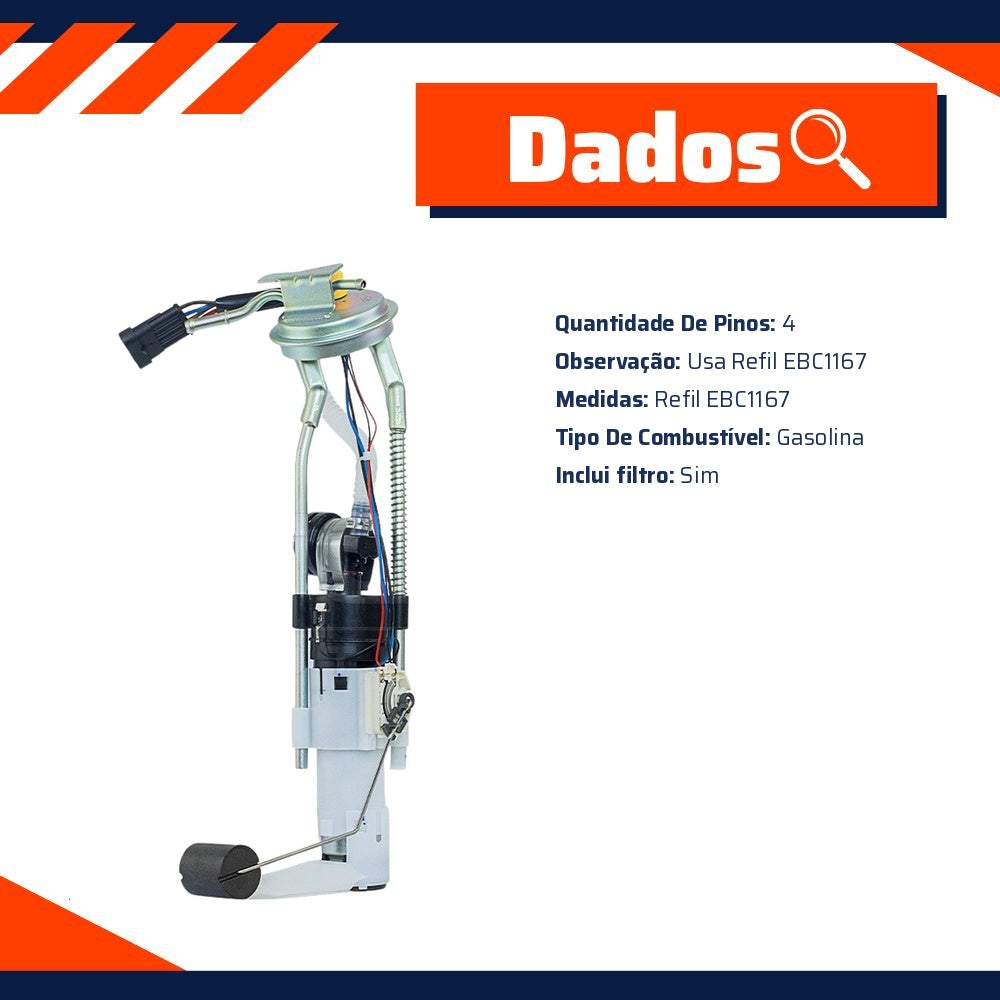 Bomba Combustível Completa para CAN-AM Outlander 800 - E-Klass - EBC1168 - (5)
