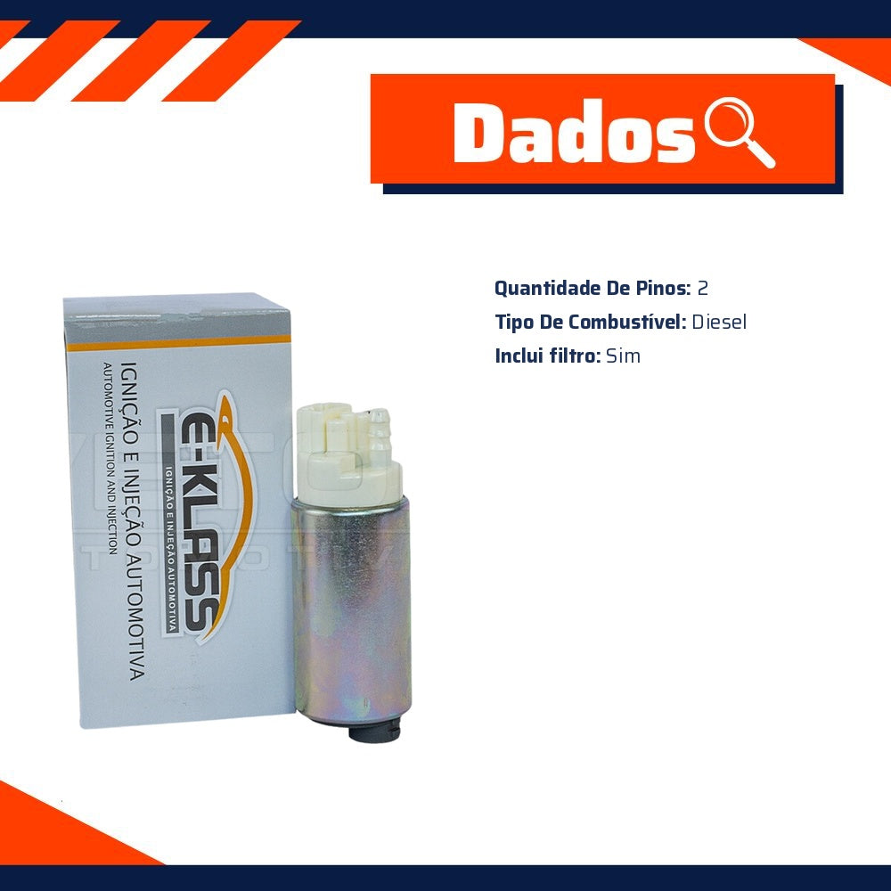Bomba Combustível Diesel com Filtro para Land Rover Range Rover Evoque - E-Klass - EBC1164 - (5)