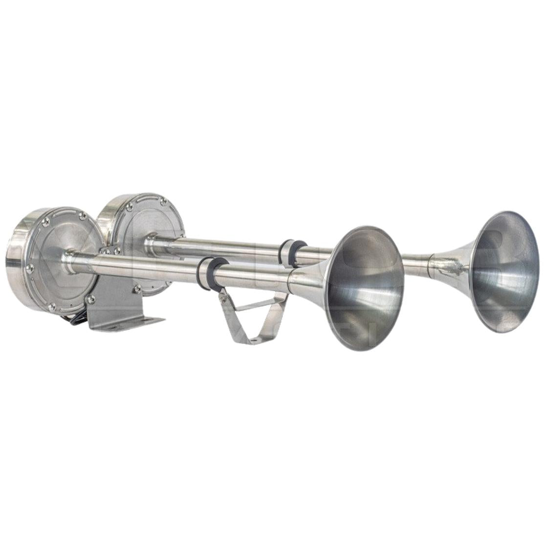 Buzina Eletrica 2 Cornetas Universal 12V - Vetor - VT066 - (4)