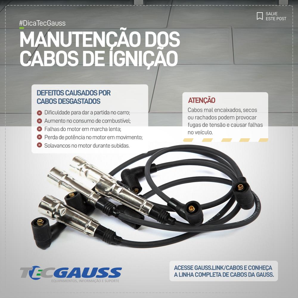 Conjunto de Cabos de Ignicao - Gauss - GC5142 - (2)