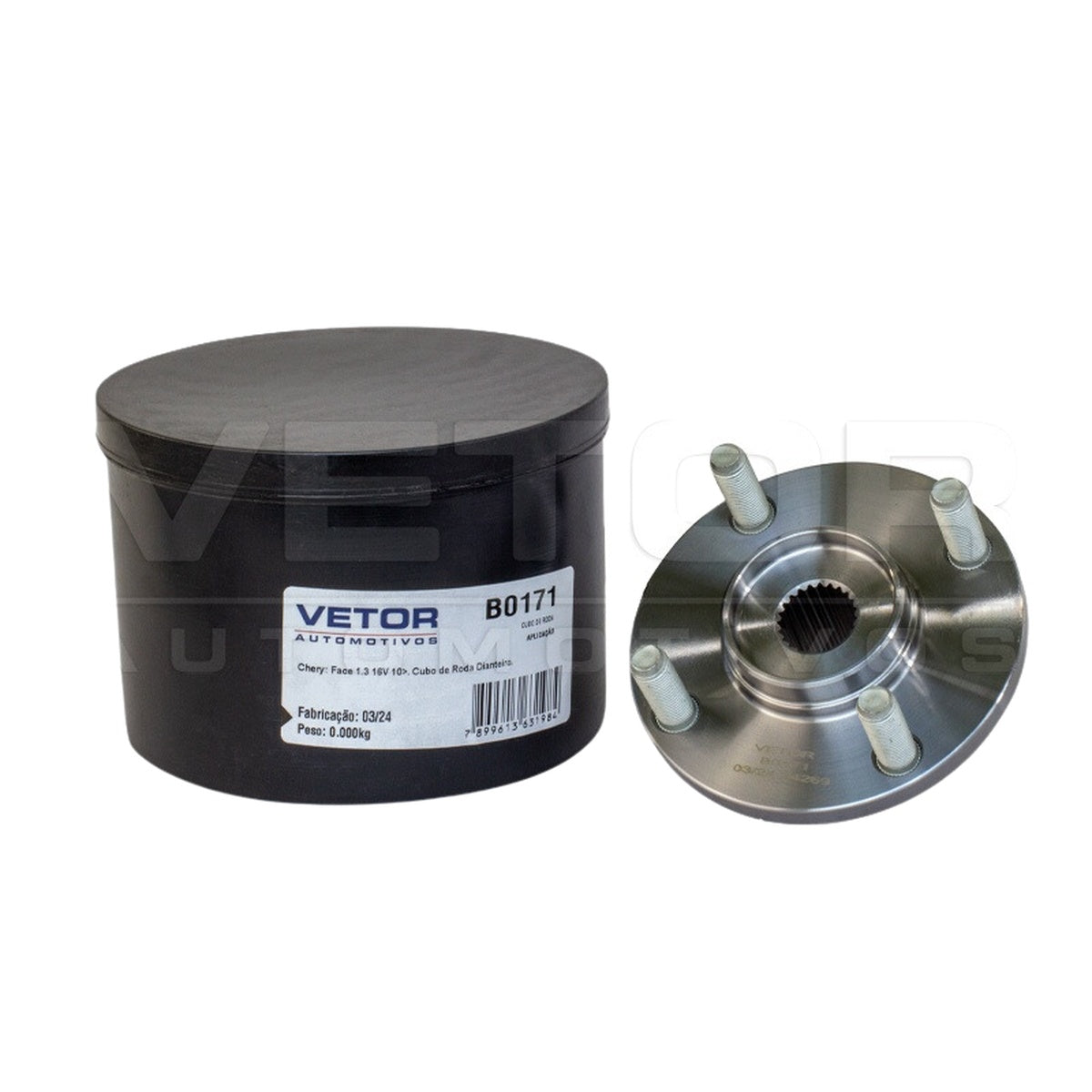 Cubo Roda Dianteira - Vetor - B0171 - (1)