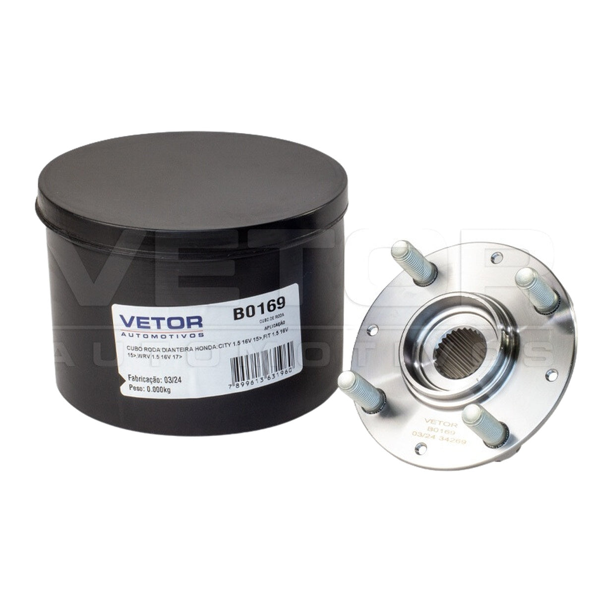 Cubo Roda Dianteira - Vetor - B0169 - (1)